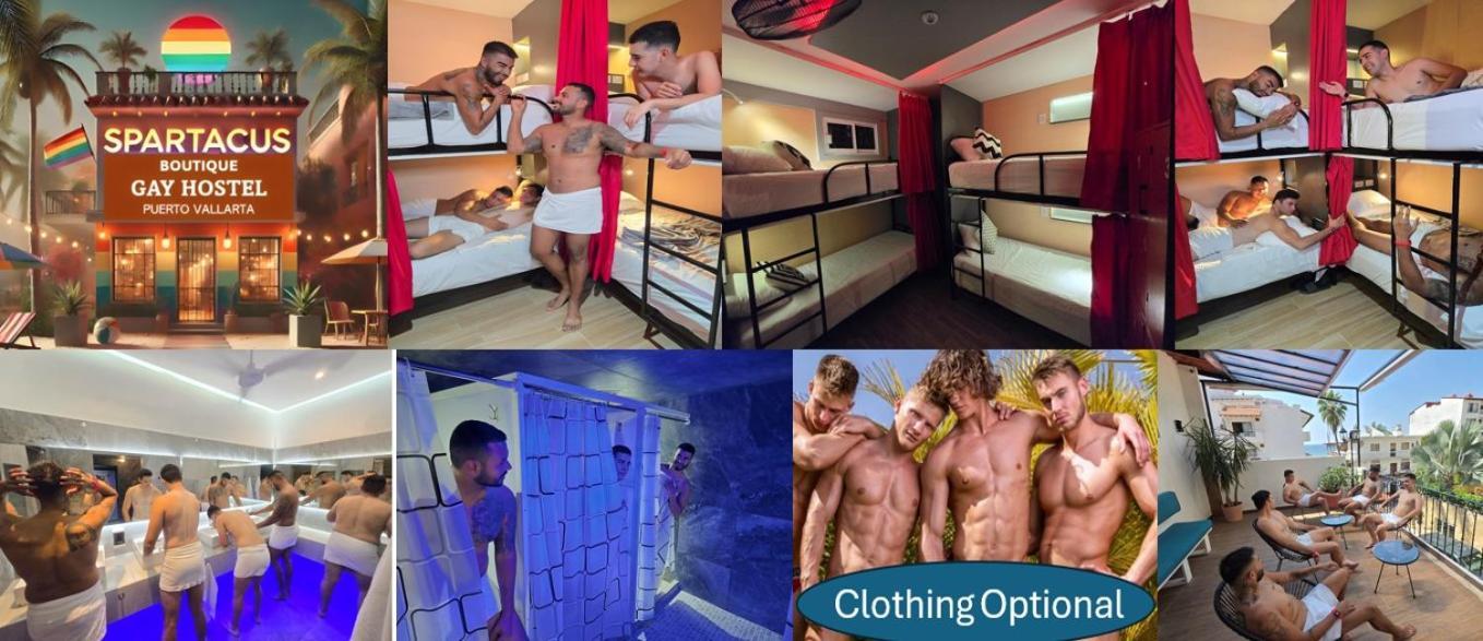 Spartacus Hostel Boutique For Men Puerto Vallarta Buitenkant foto