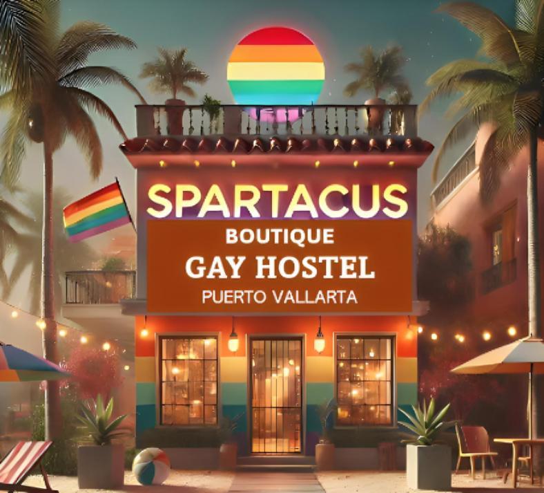 Spartacus Hostel Boutique For Men Puerto Vallarta Buitenkant foto